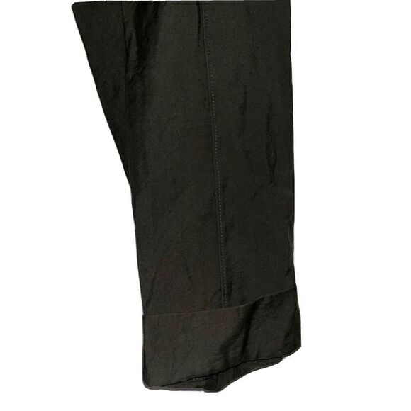 A New Day Ankle Pants Women’s Sz 6 Army Green Rolled Cuffs Center Seam High Rise - Picture 3 of 14